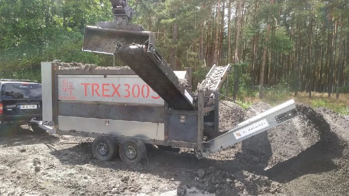 Przesiewacze oscylacyjne trzy tasmy